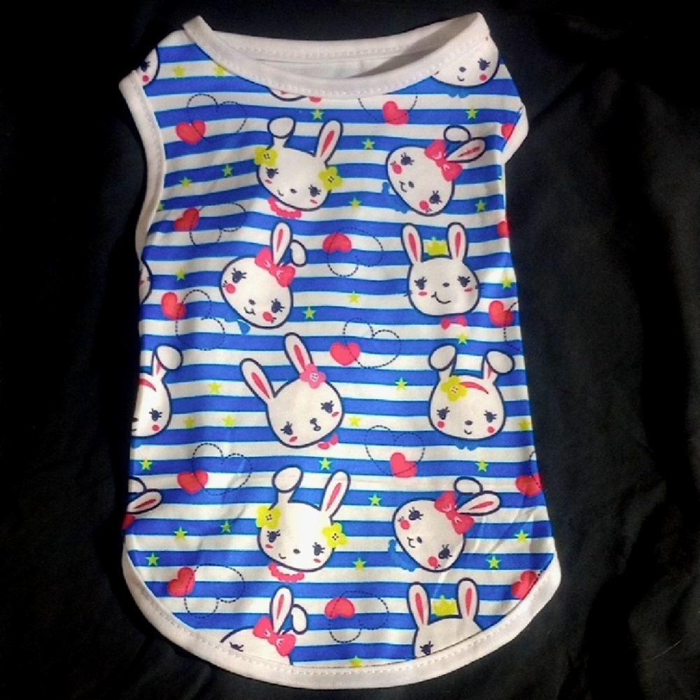 *Like New* Bunny Print Pet T-shirt